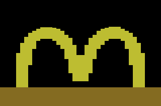 Adventure title screen for Atari 2600